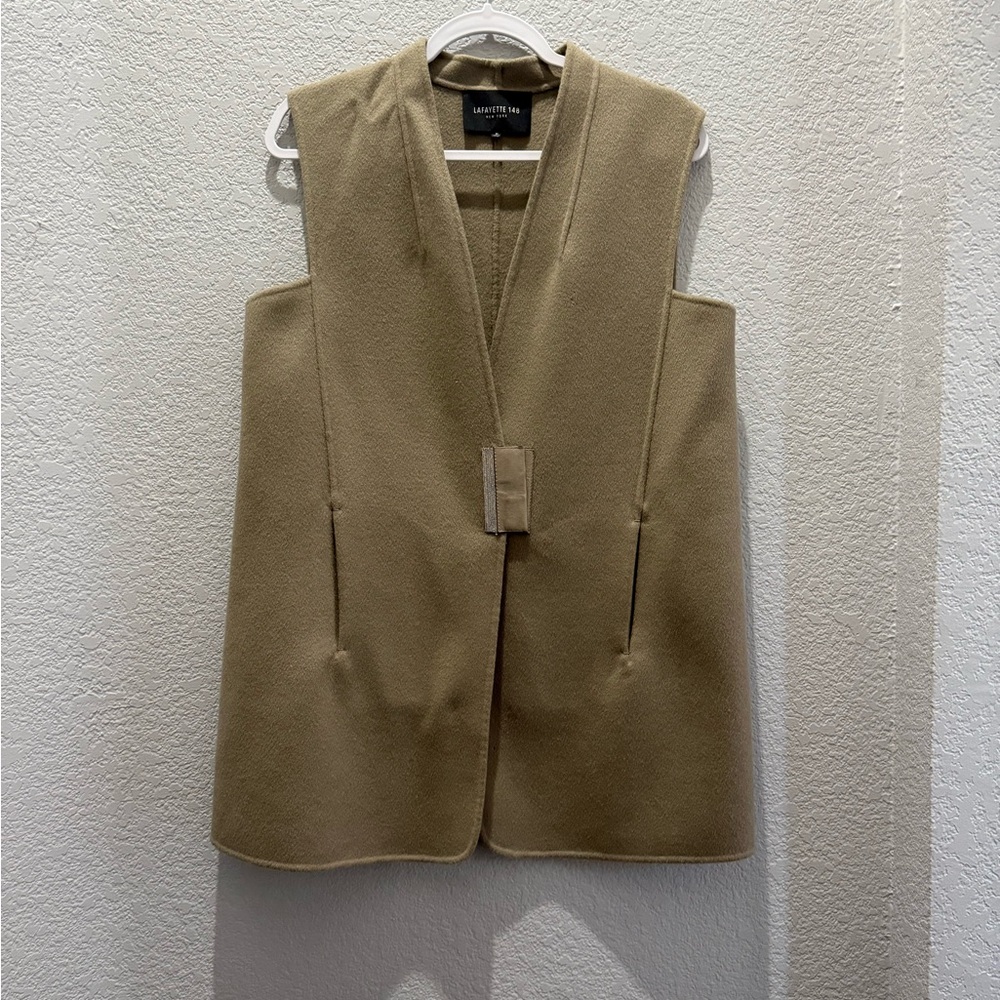 Lafayette 148 Cashere Vest with pockets